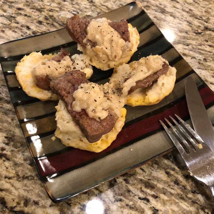 venison biscuits and gravy